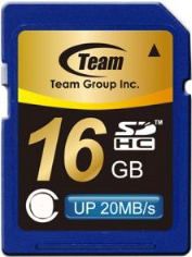 Фото флеш-карты Team Group SD SDHC 16GB Class 6