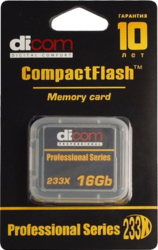 Фото флеш-карты Dicom Professional CF 16GB 233x