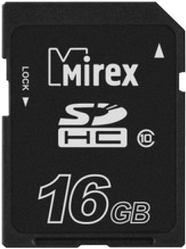Фото флеш-карты Mirex SDHC 16GB Class 10