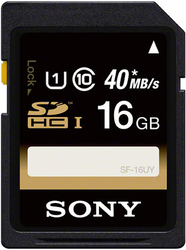 Фото флеш-карты Sony SD SDHC 16GB Class 10 UHS-I 40 Мб/с