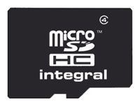Фото флеш-карты Integral MicroSDHC 16GB Class 4 INMSDH16G4V2