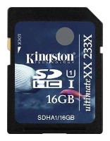 Фото флеш-карты Kingston SD SDHC 16GB 233x Ultimate Class