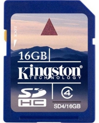 Фото флеш-карты Kingston SD SDHC 16GB Class 4