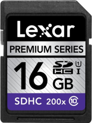 Фото флеш-карты Lexar SD SDHC 16GB Premium 200X