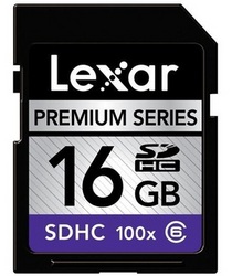 Фото флеш-карты Lexar SD SDHC 16GB 100X