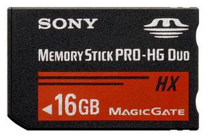 Фото флеш-карты Sony Memory Stick PRO-HG DUO 16GB MS-HX16A