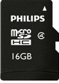 Фото флеш-карты Philips MicroSDHC 16GB Class 4 + SD adapter