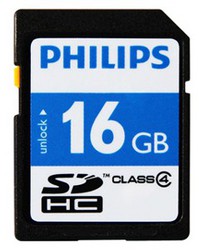 Фото флеш-карты Philips SD SDHC 16GB Class 4