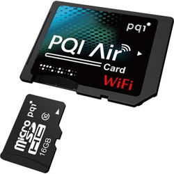 Фото флеш-карты PQI MicroSDHC 16GB Class 10 + SD adapter