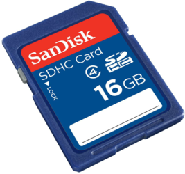 Фото флеш-карты SanDisk SDHC 16GB Class 4 SDSDB-016G-B35