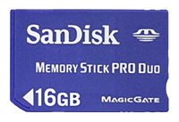 Фото флеш-карты SanDisk Memory Stick PRO DUO 16GB