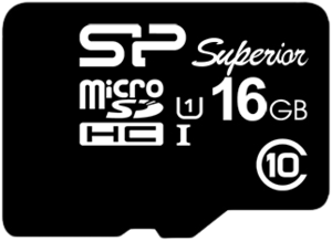 Фото флеш-карты Silicon Power MicroSDHC 16GB UHS-1 Class 10 Superior + SD adapter