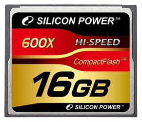 Фото флеш-карты Silicon Power CF 16GB 600X