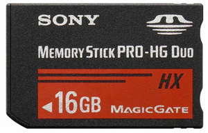 Фото флеш-карты Sony Memory Stick PRO-HG DUO 16GB MS-HX16G + USB Reader