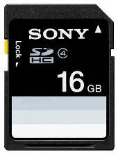 Фото флеш-карты Sony SD SDHC 16GB Class 4