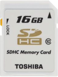Фото флеш-карты Toshiba SDHC 16GB Class 10 SD-K16CL10