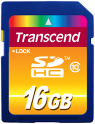 Фото флеш-карты Transcend SD SDHC 16GB Class 10 + USB Reader TS16GSDHC10-P2