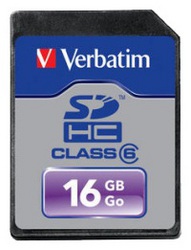 Фото флеш-карты Verbatim SD SDHC 16GB Class 6
