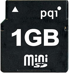 Фото флеш-карты PQI MiniSD 1GB