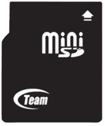 Фото флеш-карты Team Group MiniSD 1GB