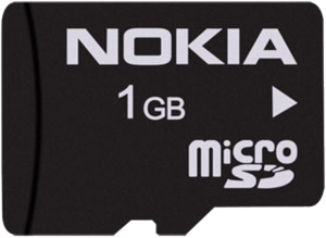 Фото флеш-карты Nokia MicroSD 1GB MU-22