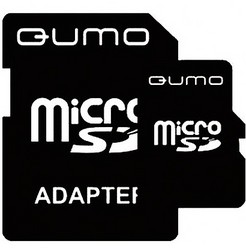 Фото флеш-карты Qumo MicroSD 1GB + SD adapter