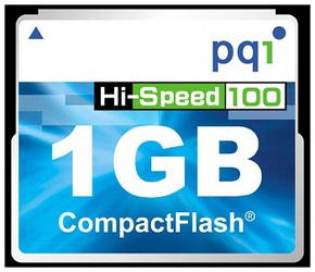 Фото флеш-карты PQI CF 1GB 100X