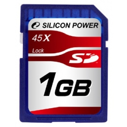 Фото флеш-карты Silicon Power SD 1GB 45x