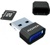 Фото флеш-карты ADATA MicroSD 2GB + USB reader V3