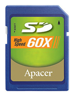 Фото флеш-карты Apacer SD 2GB 60x + USB Reader