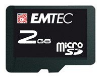 Фото флеш-карты Emtec MicroSD 2GB 60x + USB Reader