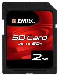 Фото флеш-карты Emtec SD 2GB 60x