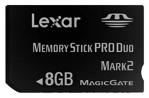 Фото флеш-карты Lexar Memory Stick PRO DUO 8GB Mark2 MG Platinum 2