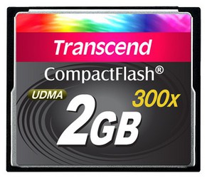Фото флеш-карты Transcend CF 2GB 300x