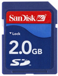 Фото флеш-карты SanDisk SD 2GB