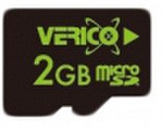 Фото флеш-карты Verico MicroSD 2GB + SD adapter