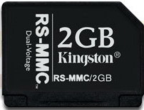 Фото флеш-карты Kingston RS-MMC 2GB