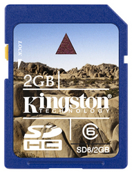 Фото флеш-карты Kingston SD SDHC 2GB Class 6