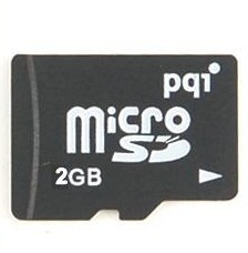 Фото флеш-карты PQI MicroSD 2GB
