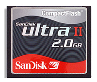 Фото флеш-карты SanDisk CF 2GB Ultra II