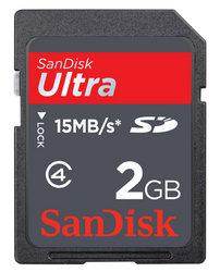 Фото флеш-карты SanDisk SD SDHC 2GB Ultra