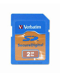 Фото флеш-карты Verbatim SD 2GB