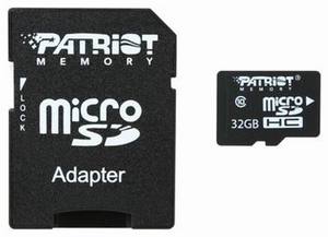 Фото флеш-карты Patriot MicroSDHC 32GB Class 10 PSF32GMCSDHC10