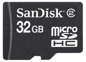 Фото флеш-карты SanDisk MicroSDHC 32GB Class 2