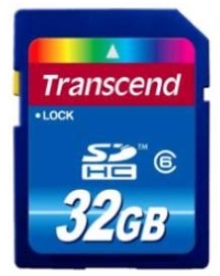 Фото флеш-карты Transcend SD SDHC 32GB Class 6
