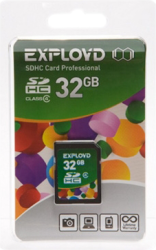 Фото флеш-карты EXPLOYD SD SDHC 32GB Class 4