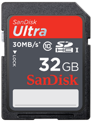 Фото флеш-карты SanDisk SD SDHC 32GB Class 10 Ultra