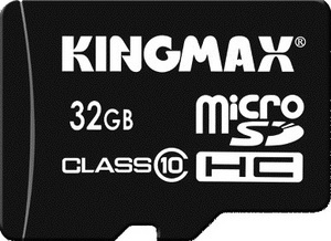 Фото флеш-карты Kingmax MicroSDHC 32GB Class 10 + USB Reader