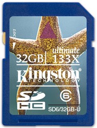 Фото флеш-карты Kingston SD SDHC 32GB Class 6