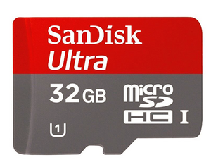 Фото флеш-карты Sandisk MicroSDHC 32GB Class 10 Ultra + SD adapter